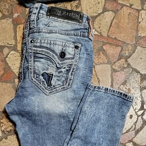 Womens Rock Revival Jeans